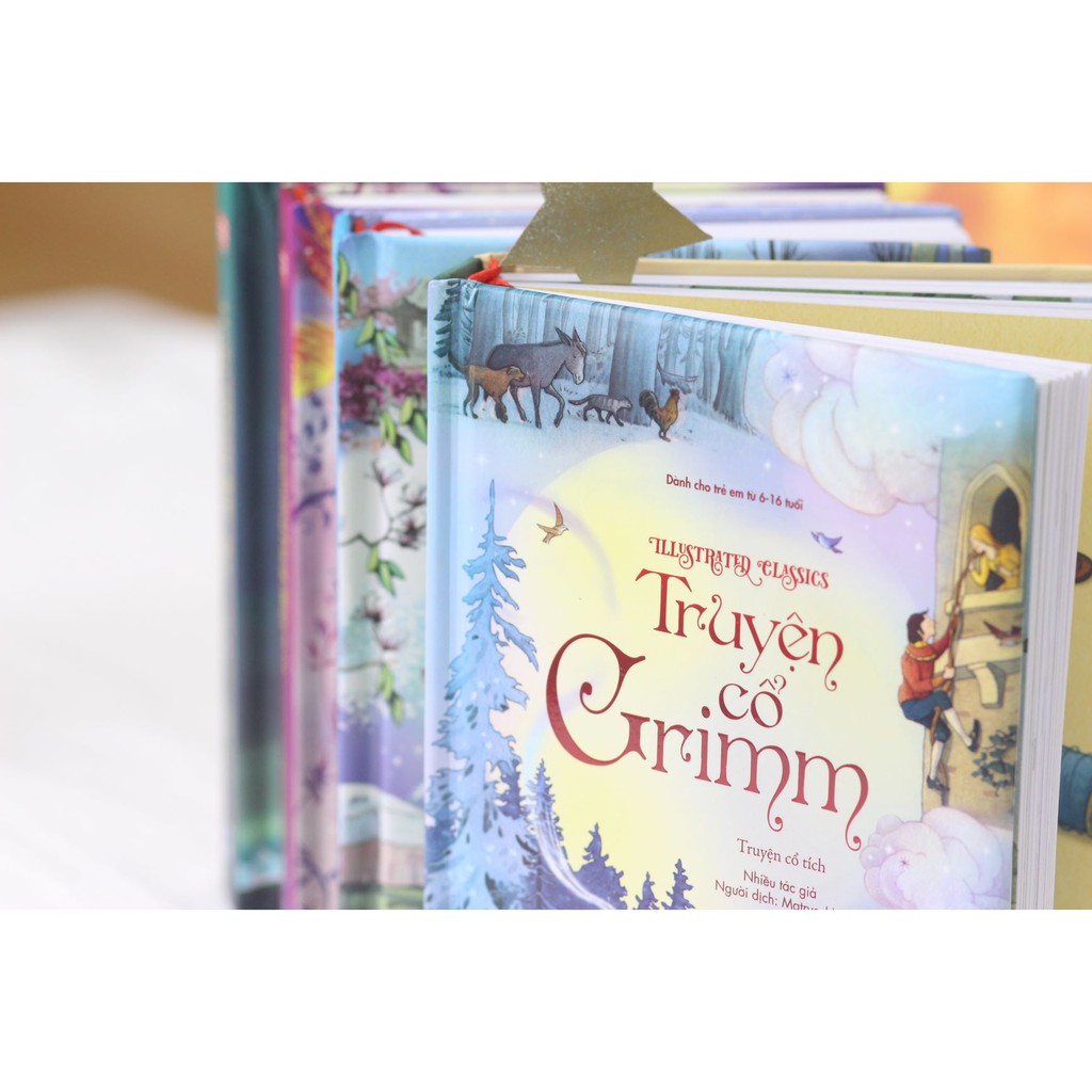 Sách - Illustrated Classics - Truyện cổ Grimm