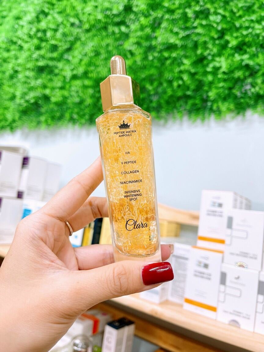 [Hoàn Tiền 8%]Tinh chất dưỡng ẩm trắng da Clara Peptide Matrix Ampoule ( XẢ KHO DATE 16/06/2025)