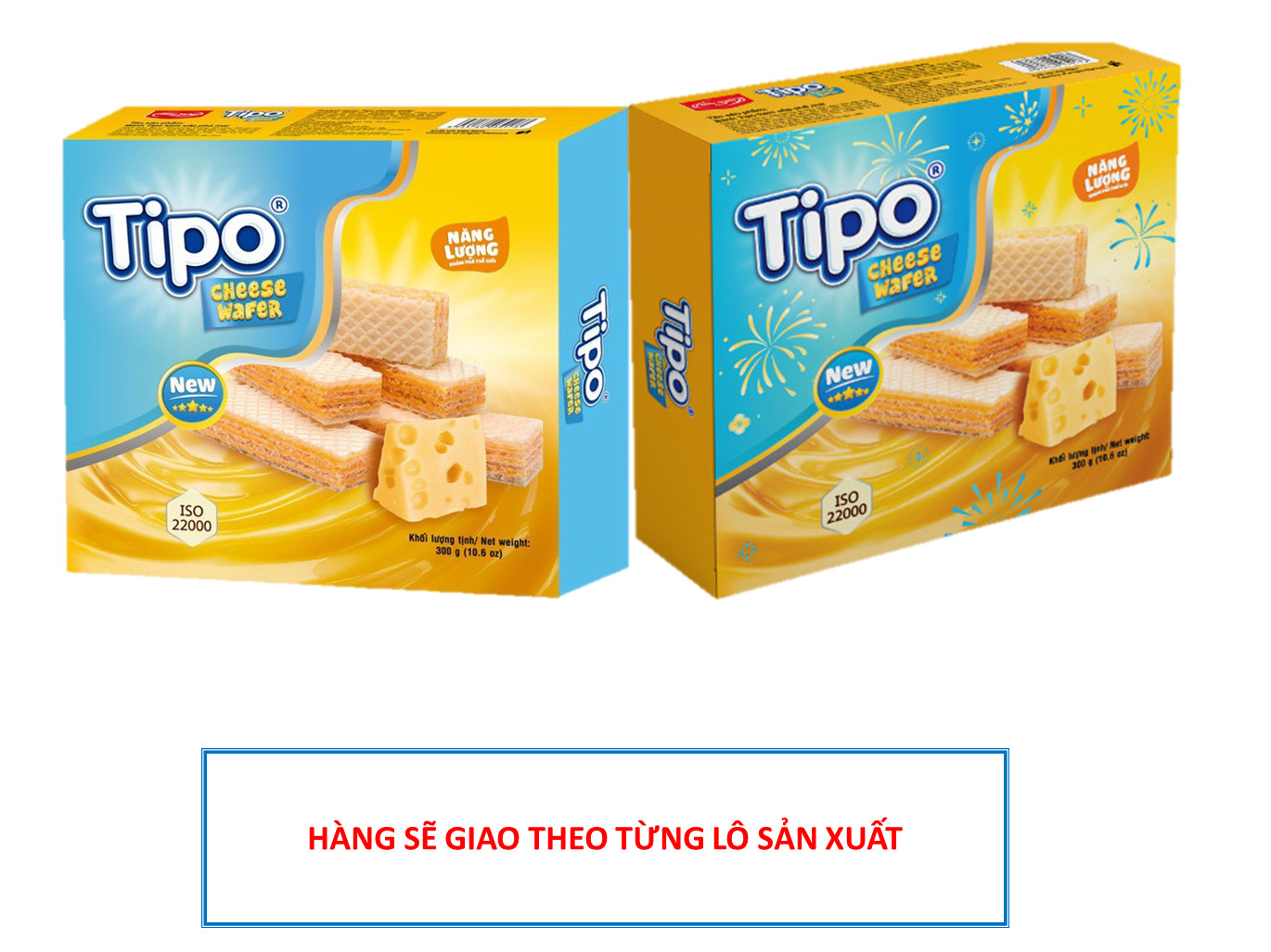 Bánh Tipo kem xốp Phô mai 300g