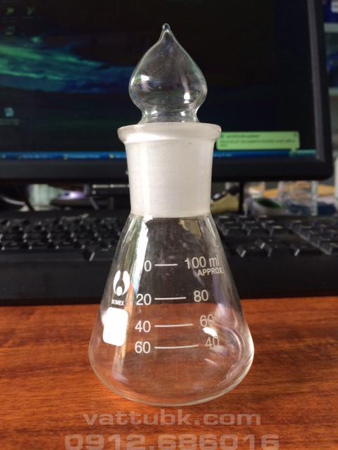 Bình tam giác có nút nhám 100ml