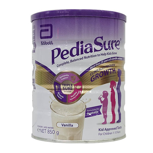 Sữa Pediasure Úc Nắp Tím 850g Hương Vani date t8/2023