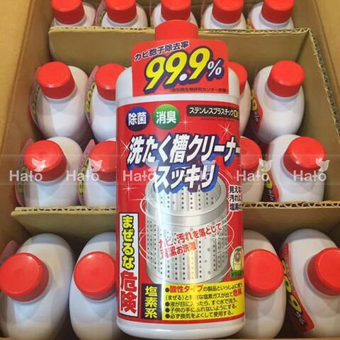 Nước, bột tẩy lồng, làm sạch máy giặt Rocket 550gr