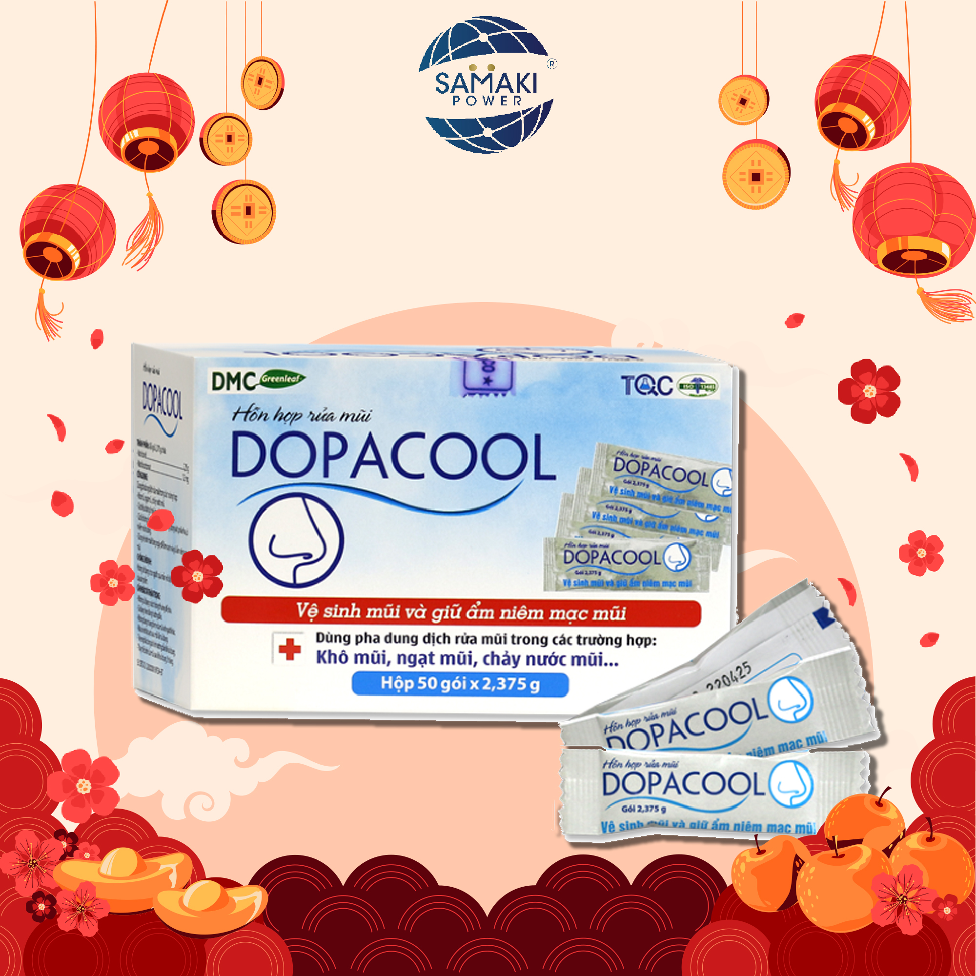 Hỗn hợp rửa mũi Dopacool