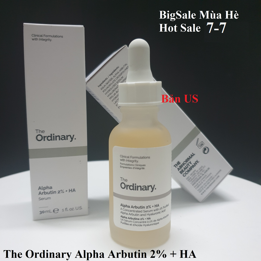 [HN] Serum The Odinary Alpha Arbutin 2% + HA 30ml Làm Trắng Da,Dịu Da