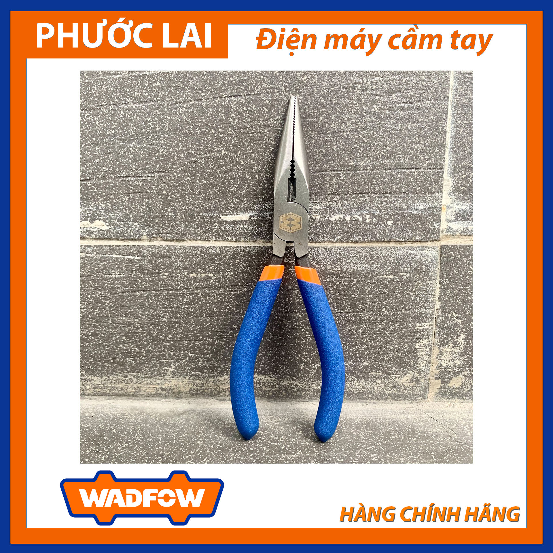 Kềm mũi dài 6"/160mm (Chính Hãng) WADFOW WPL2946 (Phước Lai PLC)