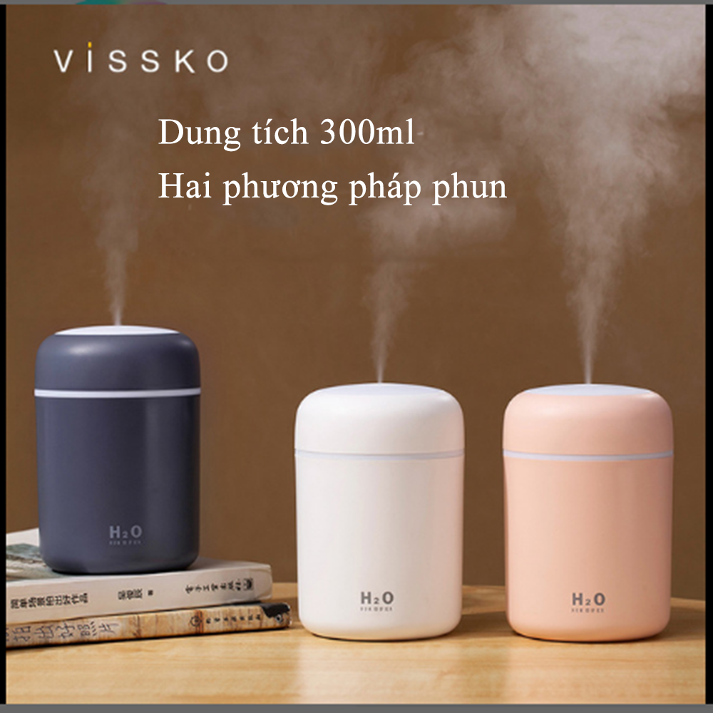 [HCM]Cốc xông tinh dầu - Máy phun sương đèn màu hẹn giờ - Máy tạo ẩm màu sắc rực rỡ - Lon khuếch tán tinh dầu
