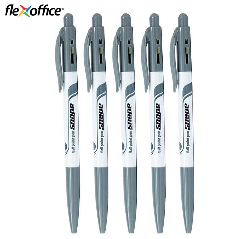 Combo 50/100/200 bút bi flexoffice fo-023 mực đen