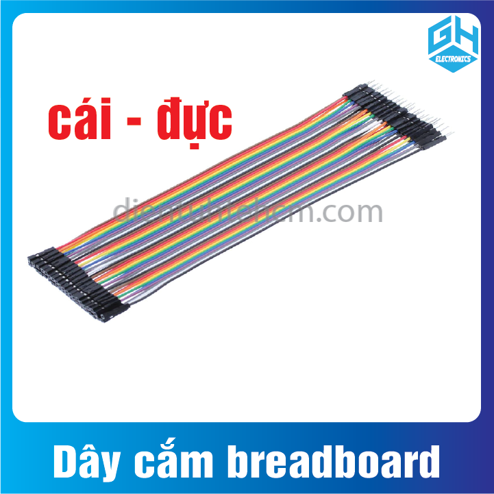 Dây cắm breadboard 40P dài 20cm loại tốt