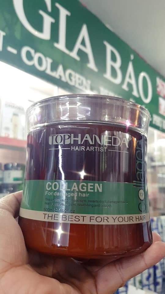 [HCM]HẤP DẦU PHỤC HỒI TÓC HANEDA COLLAGEN SIÊU BÓNG TÓC 500M