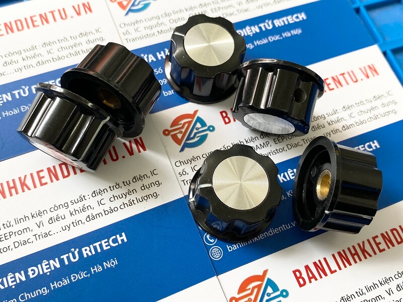 [Combo 5 chiếc] Núm vặn chiết áp công suất MF-A03 27×15.5mm