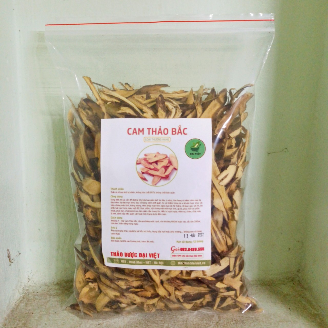 Cam thảo bắc (gói 1kg) - DV111