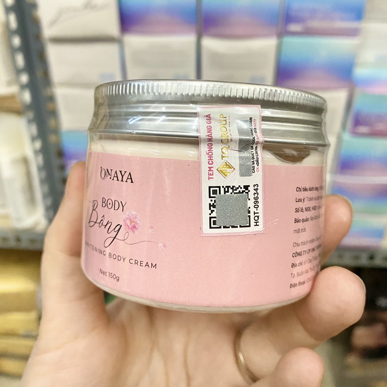 Kem BODY Bông Dưỡng Trắng Da nhiều size