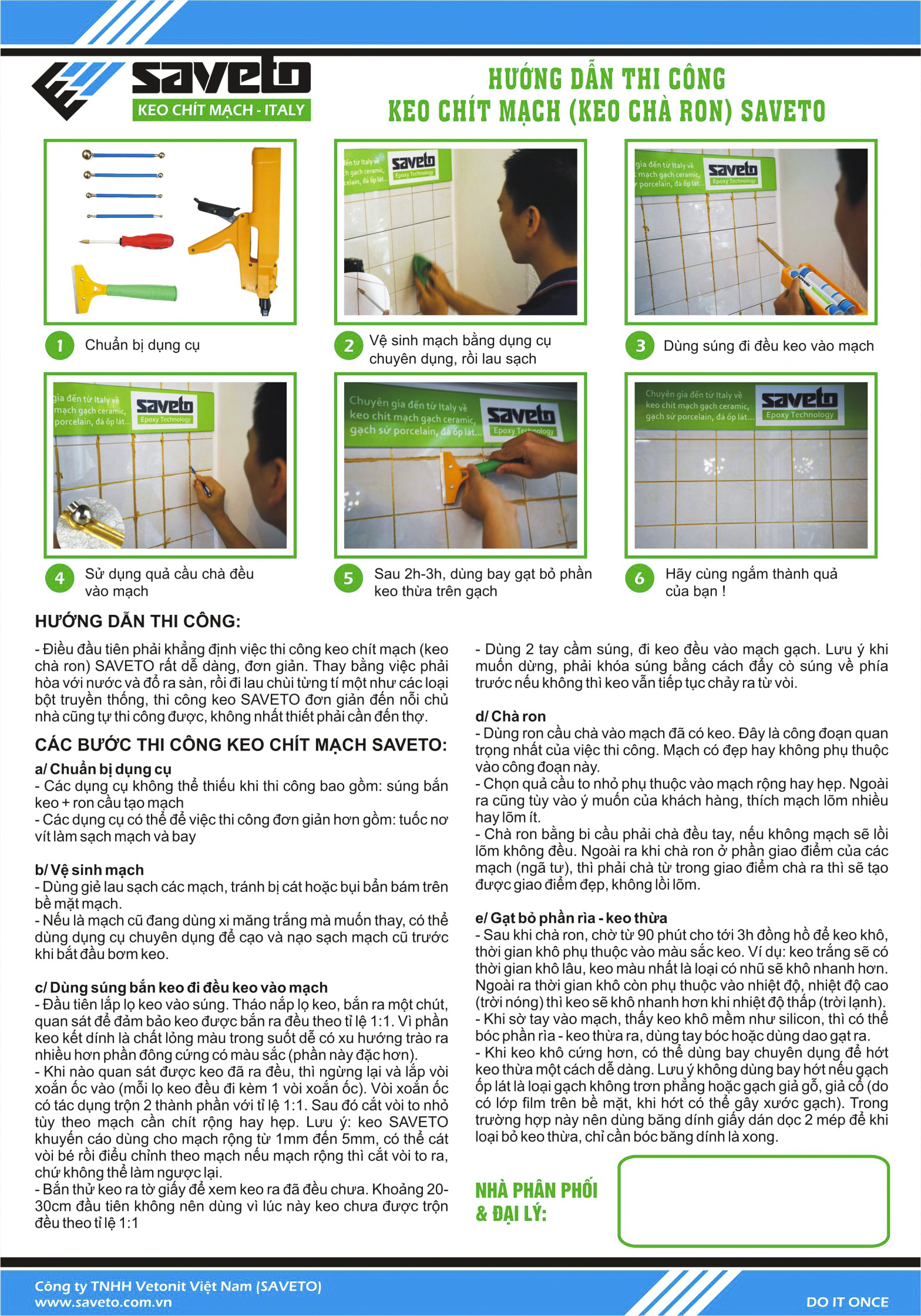 Súng bơm keo Saveto ( Epoxy) 2 thành phần