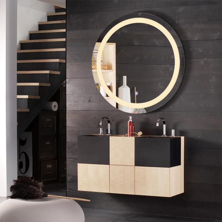 [HCM][kích thước 500 x 500mm]Gương đèn led phòng tắm SMHome GNT03 - Tích hợp đèn led và công tắc cảm ứng trên gương