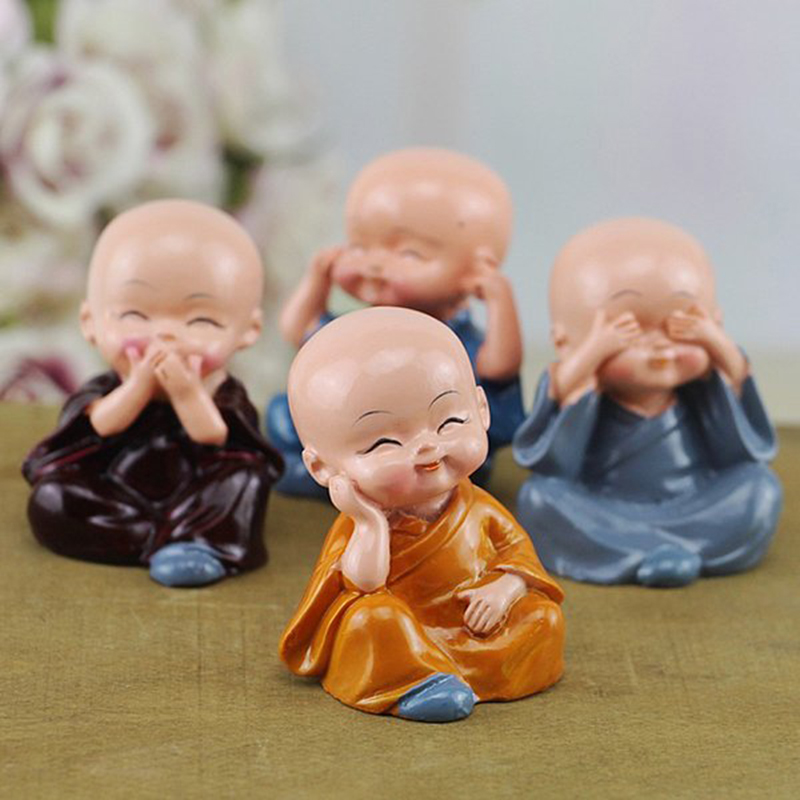 Tượng 4 chú tiểu Tứ không (Bộ 4 tượng)