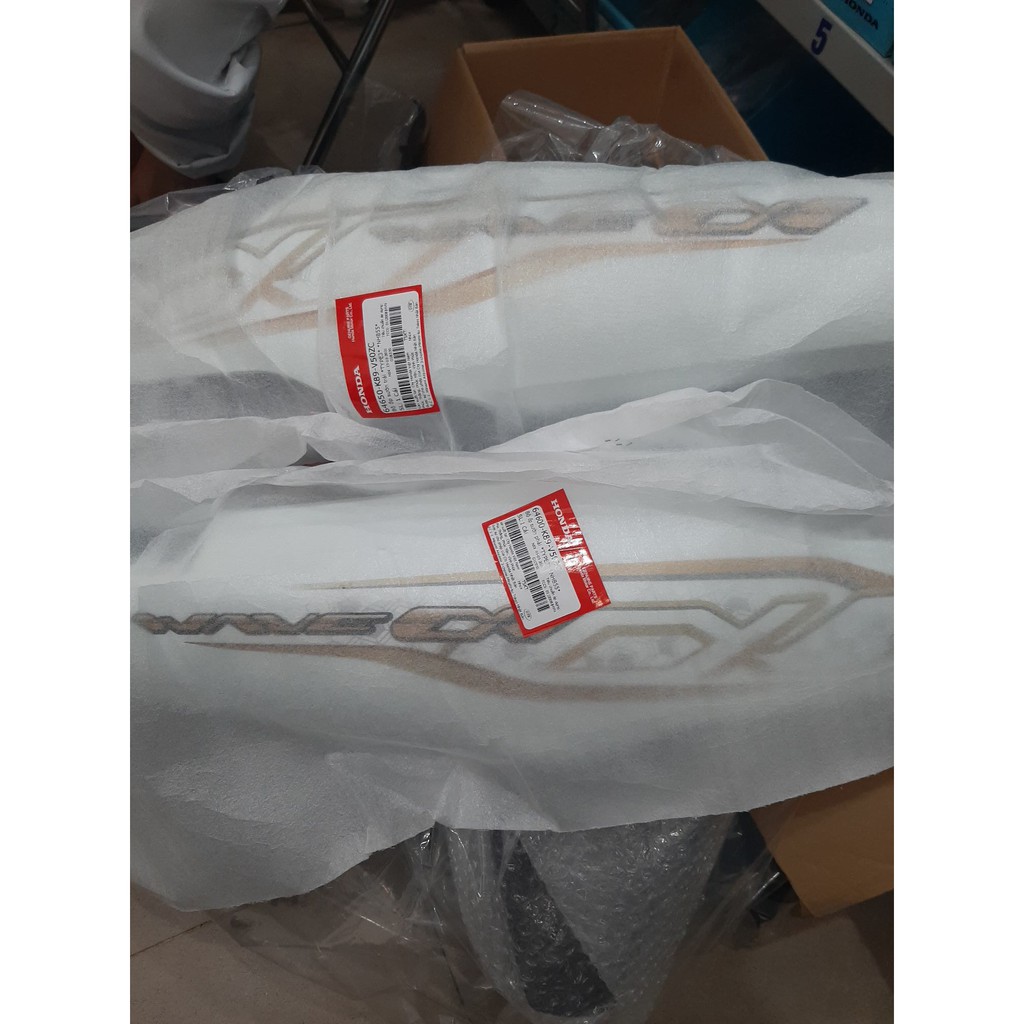 Bộ ốp sườn wave anpha 110 2020-2021 honda