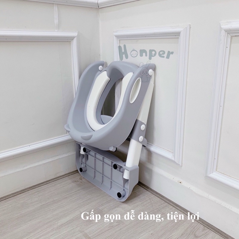 Thang bô 2 bậc gấp gọn chính hãng honper cho bé