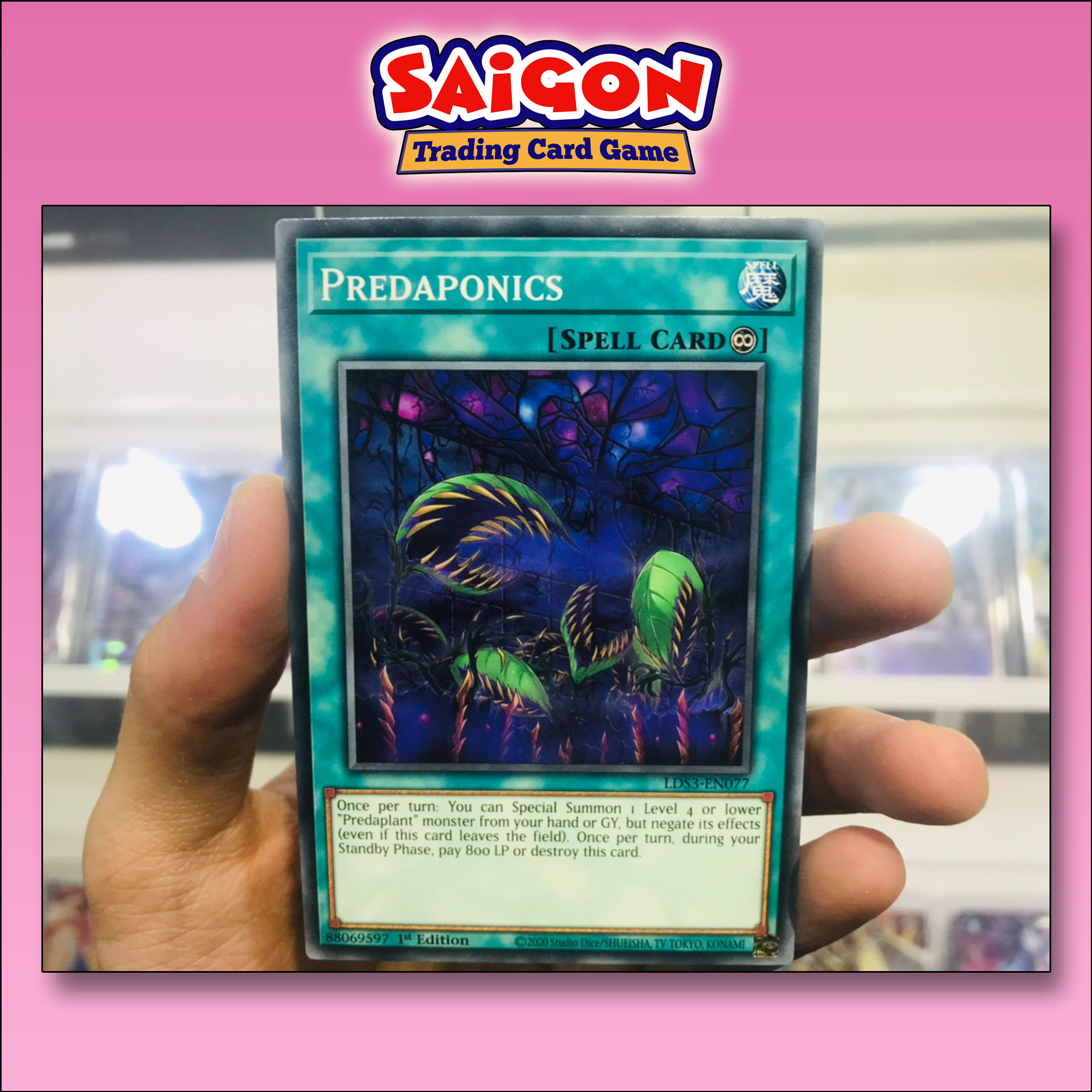 Thẻ bài yugioh mã lds3-en077 - predaponics - common - 1st edition