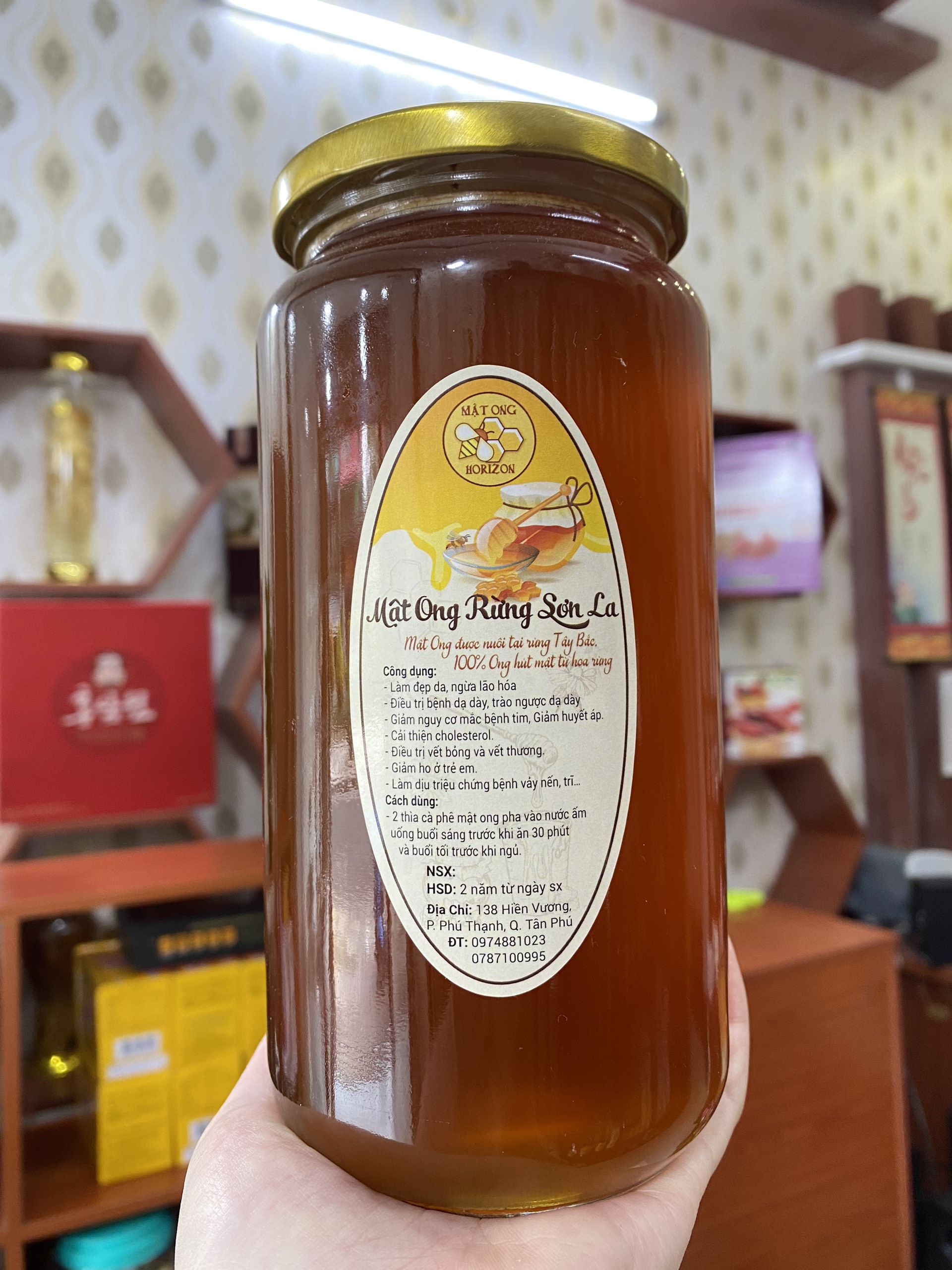 Mật ong rừng sơn la nuôi thả tự nhiên