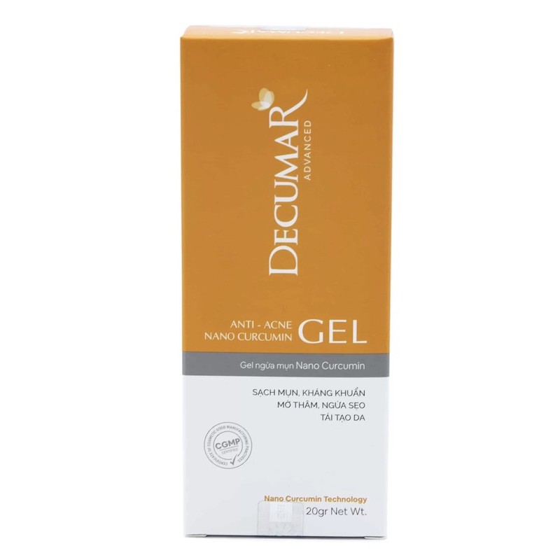 [HCM] (Chính hãng) Gel nghệ nano Decumar hết mụn,thâm sẹo, kiểm soát nhờn [decurmar, dercumar, dercurma, decuma, decurma]