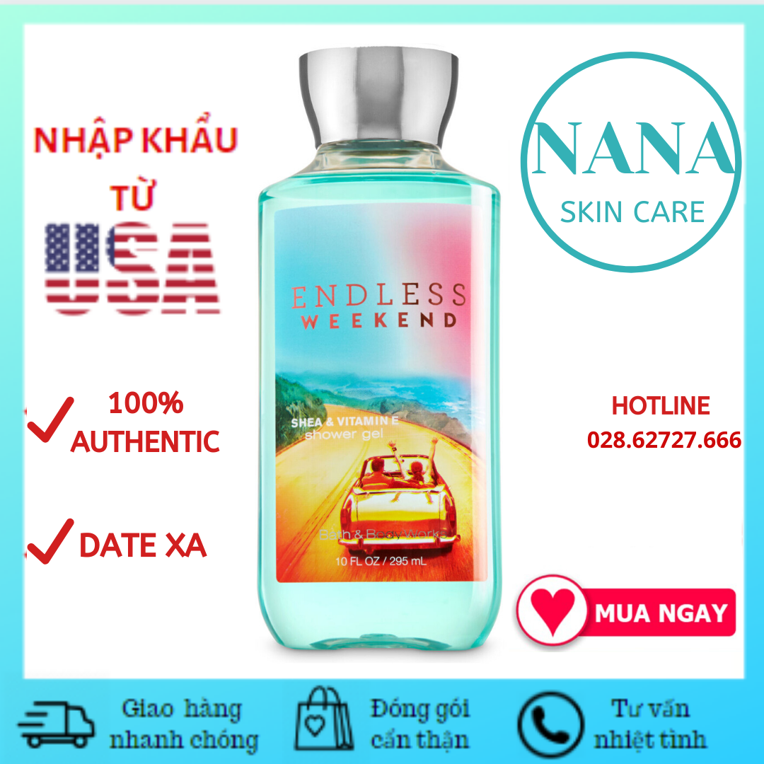 [HCM]Sữa Tắm Bath And Body Works - Endless Weekend Shower Gel (295ml)