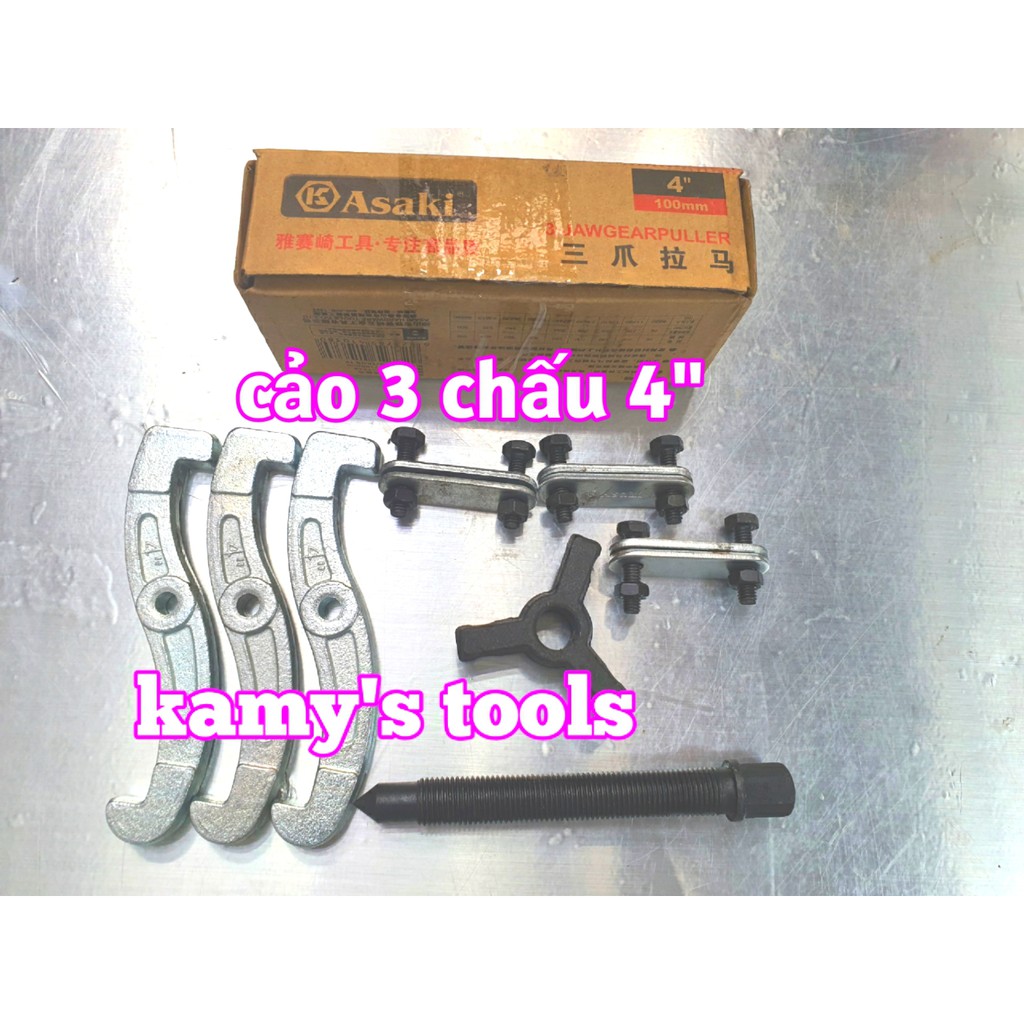 Cảo 3 chấu 4 inch asaki ak-1038