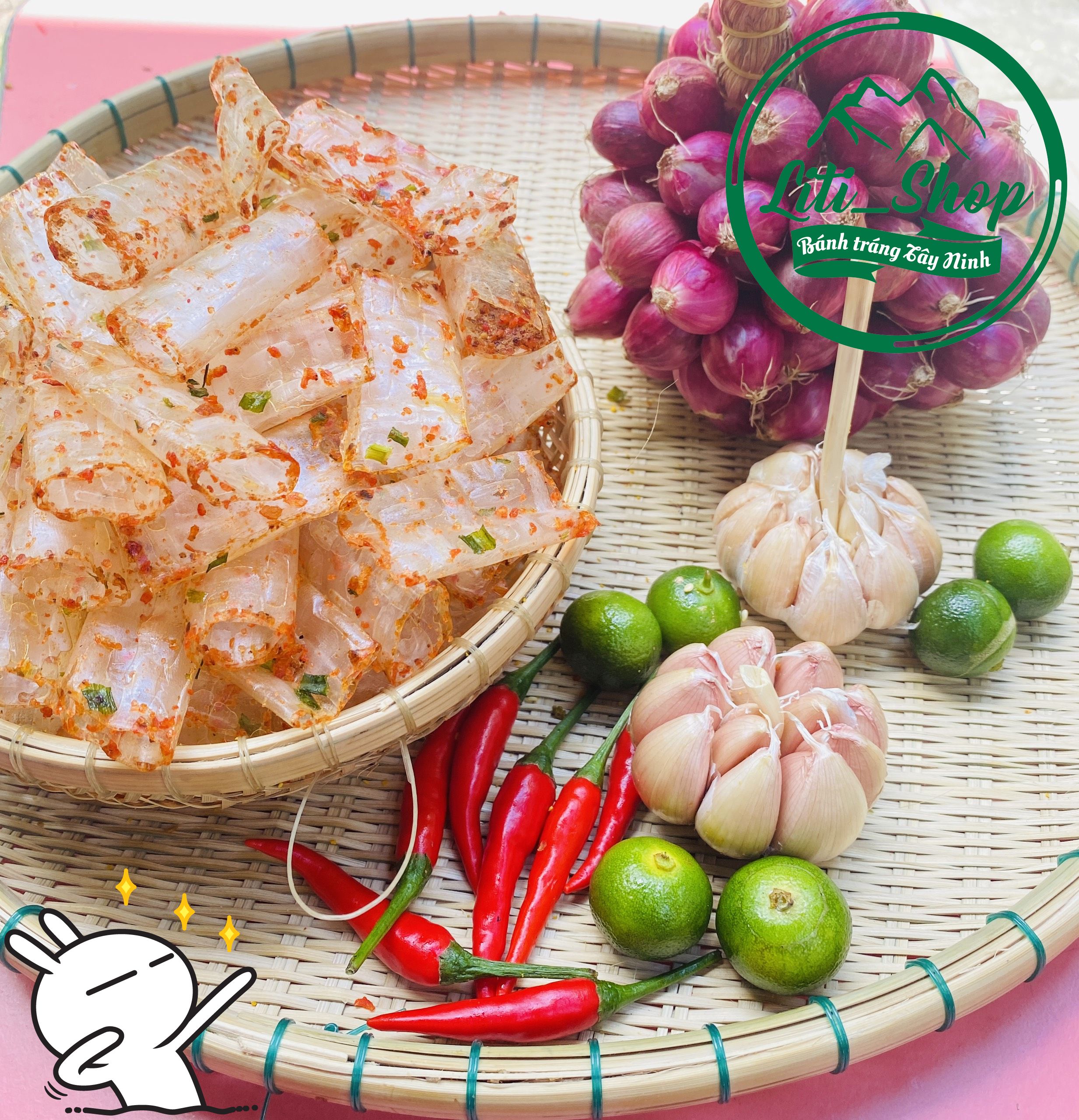Bánh tráng Cuộn Tôm 500Gr [Loại hảo hạng]