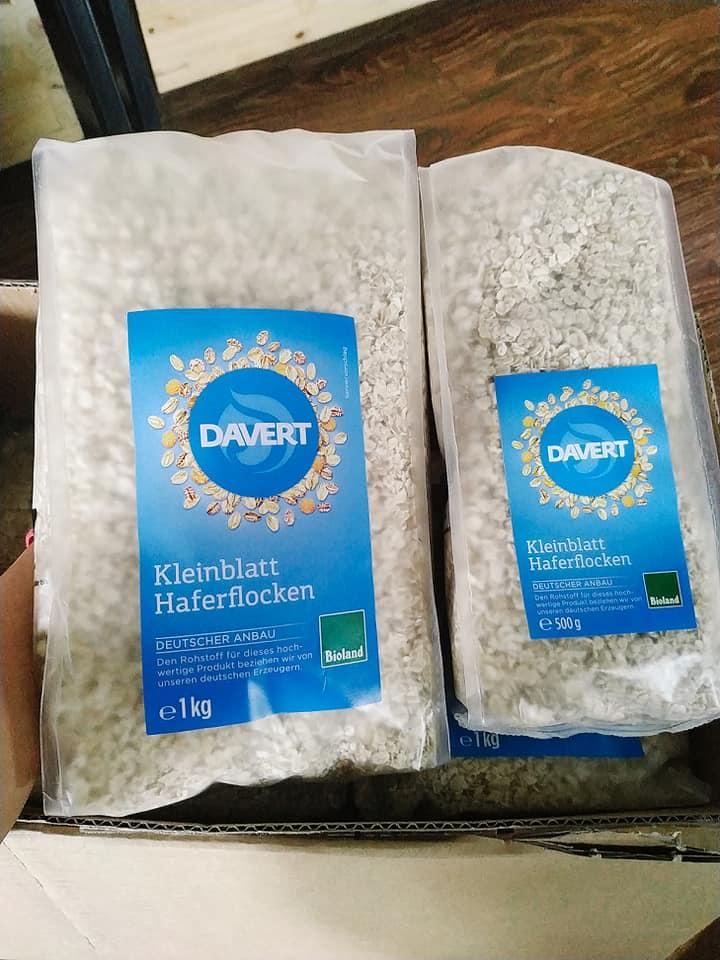 Yến mạch cán nhỏ hữu cơ Davert (500g)