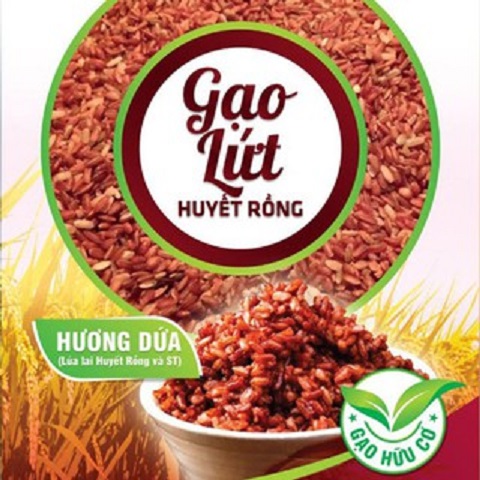 [HCM]Gạo Lức Huyết Rồng giá chỉ 21k/kg tui 5kg. Bán xả kho cho bà con thưởng thức