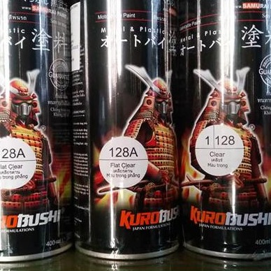 Chai phủ bóng nhám 128A sơn samurai