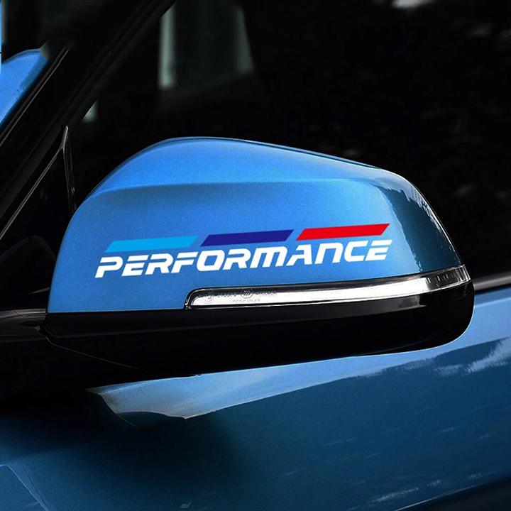 [HCM]Tem dán gương chiếu hậu ô tô Performance 02 (trắng)