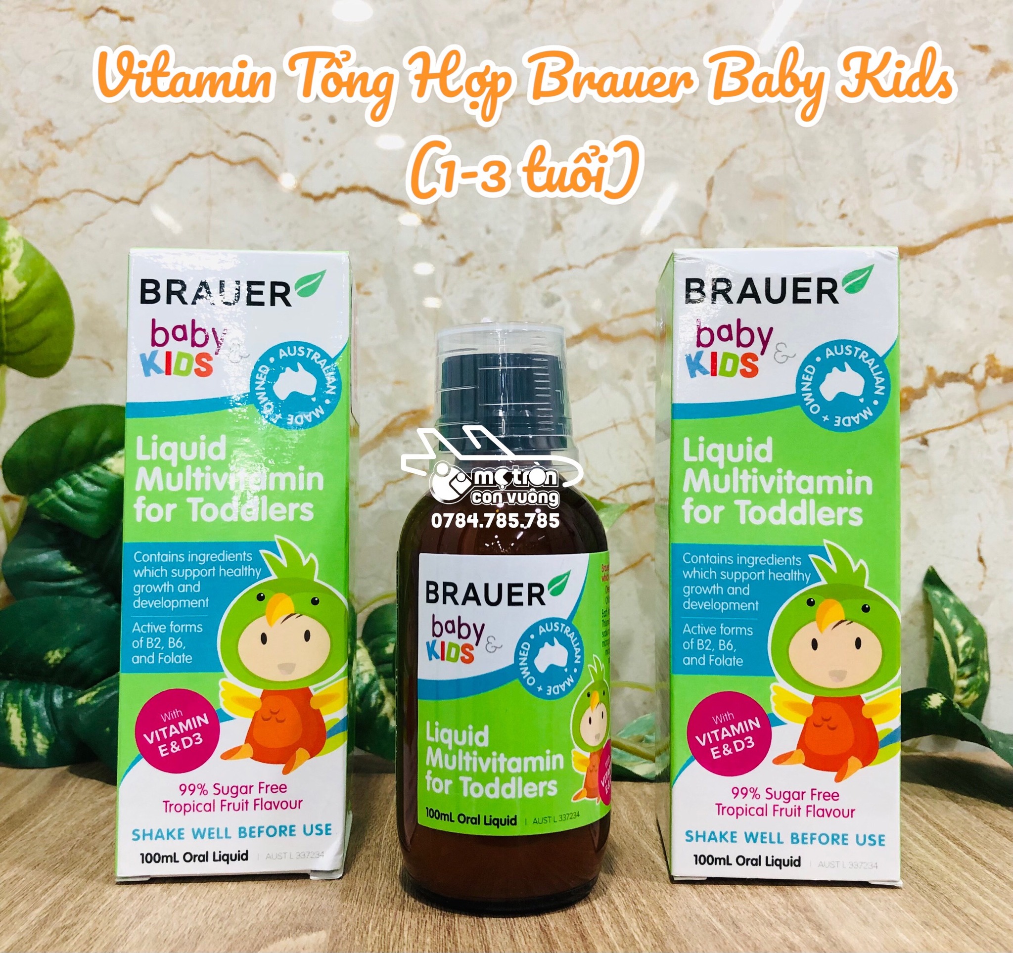 Vitamin tổng hợp Brauer Kids 100ml