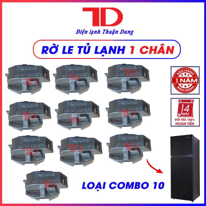 COMBO 10 Rờ Le Khởi Động Block Tủ Lạnh 1 chân CTP