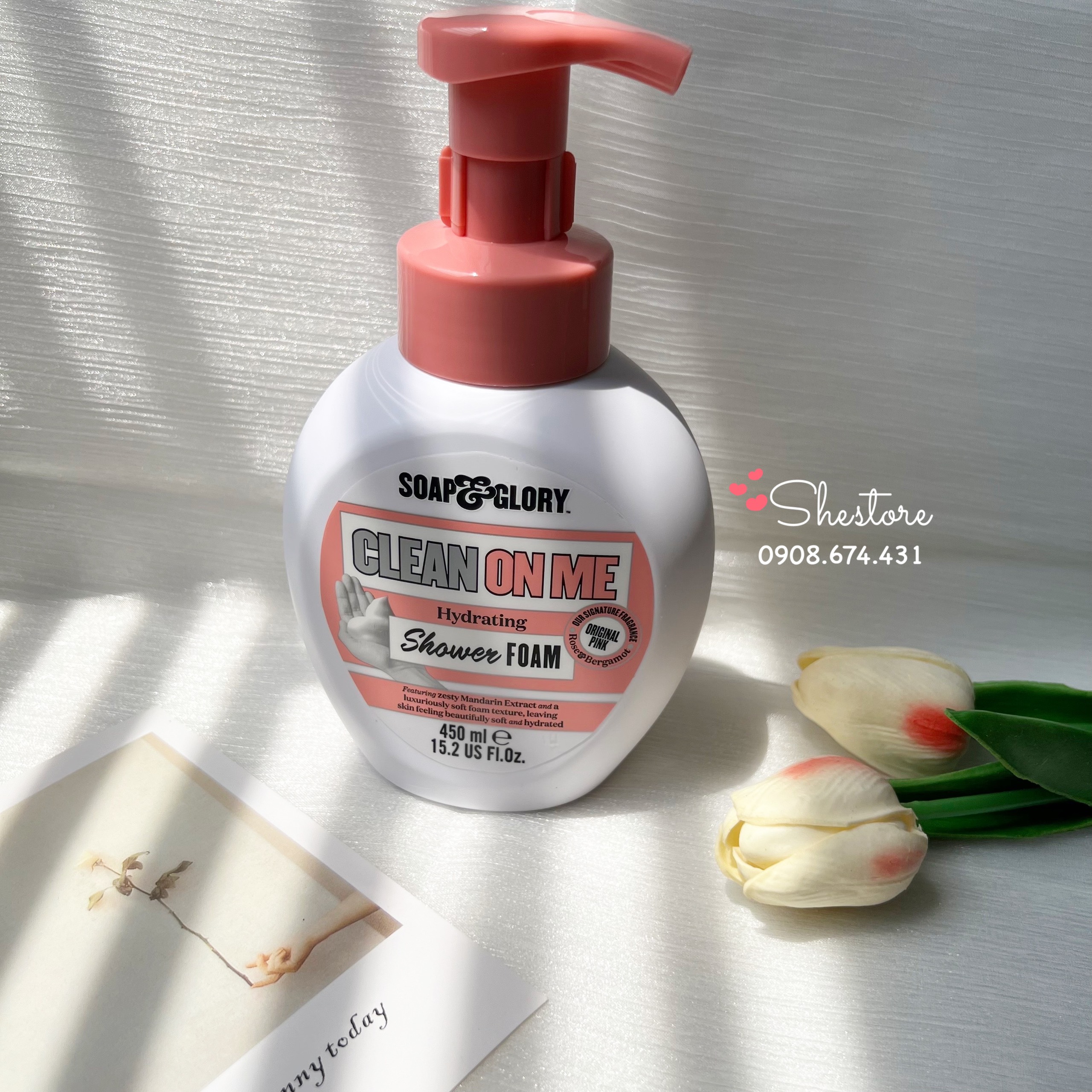 💦💦💦Sữa tắm Soap & Glory Clean On Me Shower Gel 500ml💦💦💦