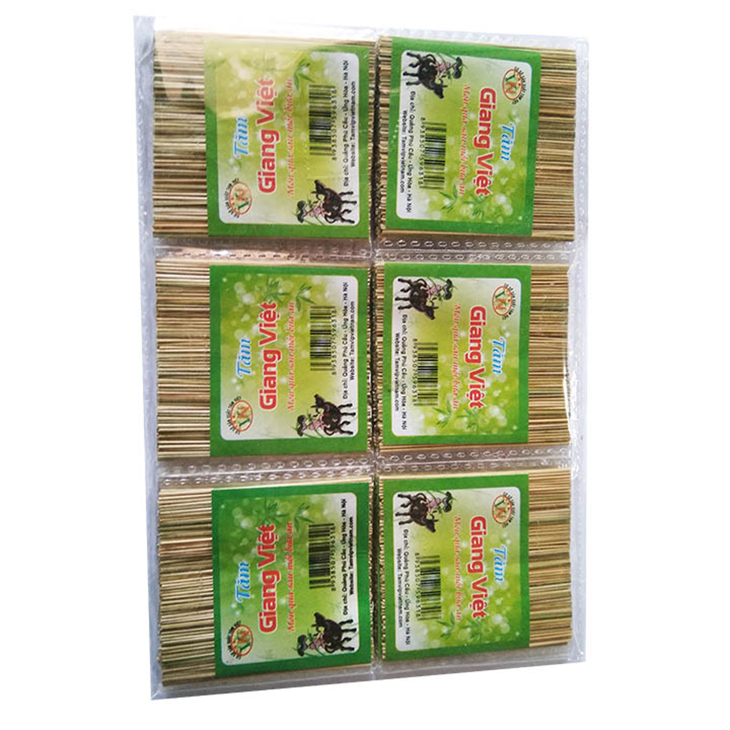 Tăm Giang Vip (Combo 30 gói ) Tăm Tre Xỉa Răng Loại Thượng Hạng, Nhỏ Xíu, Làm Từ Cật Giang Siêu Dẻo