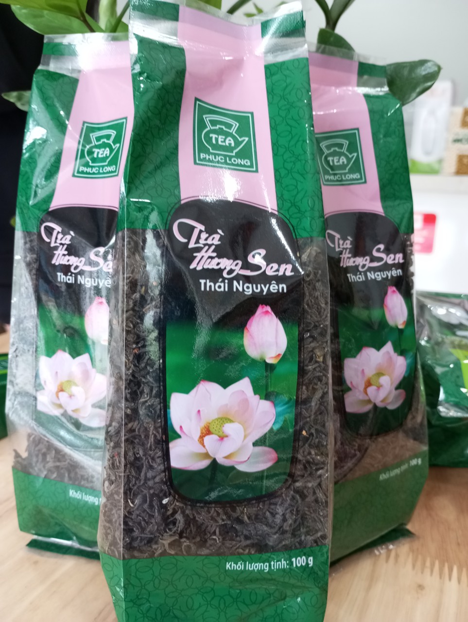 TRÀ SEN THÁI NGUYÊN PHÚC LONG 100G MỚI