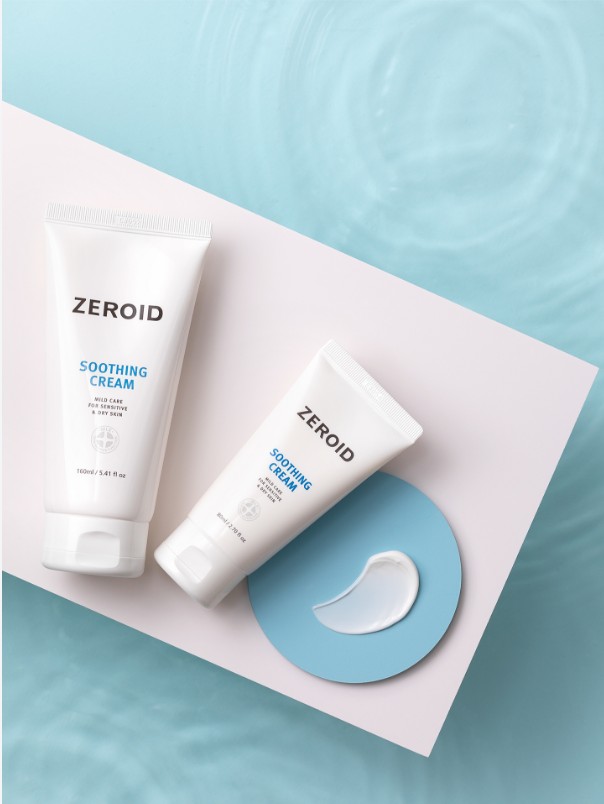 Zeroid soothing cream 80ml & 160ml