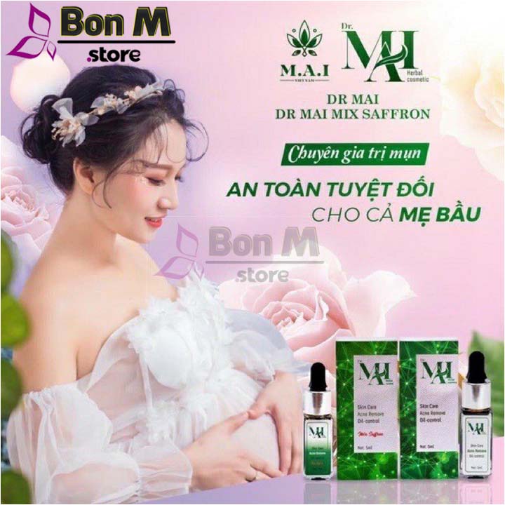 Serum Thảo Mộc Mụn Dr Mai - Hết Sẹo Mờ Thâm Hiệu Quả