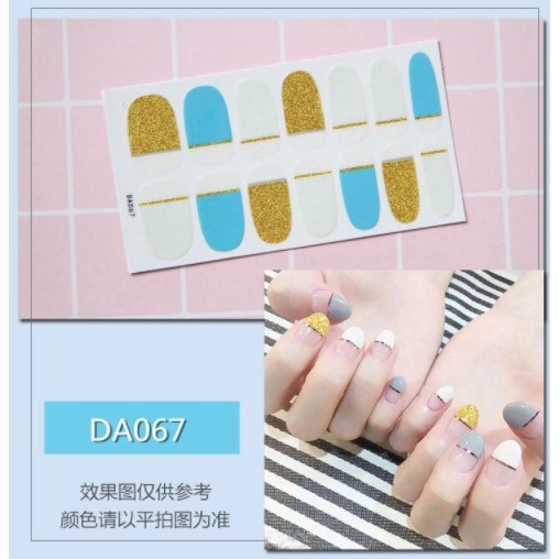 Bộ sticker dán móng tay trang trí 3D kháng nước bền chặt - P2