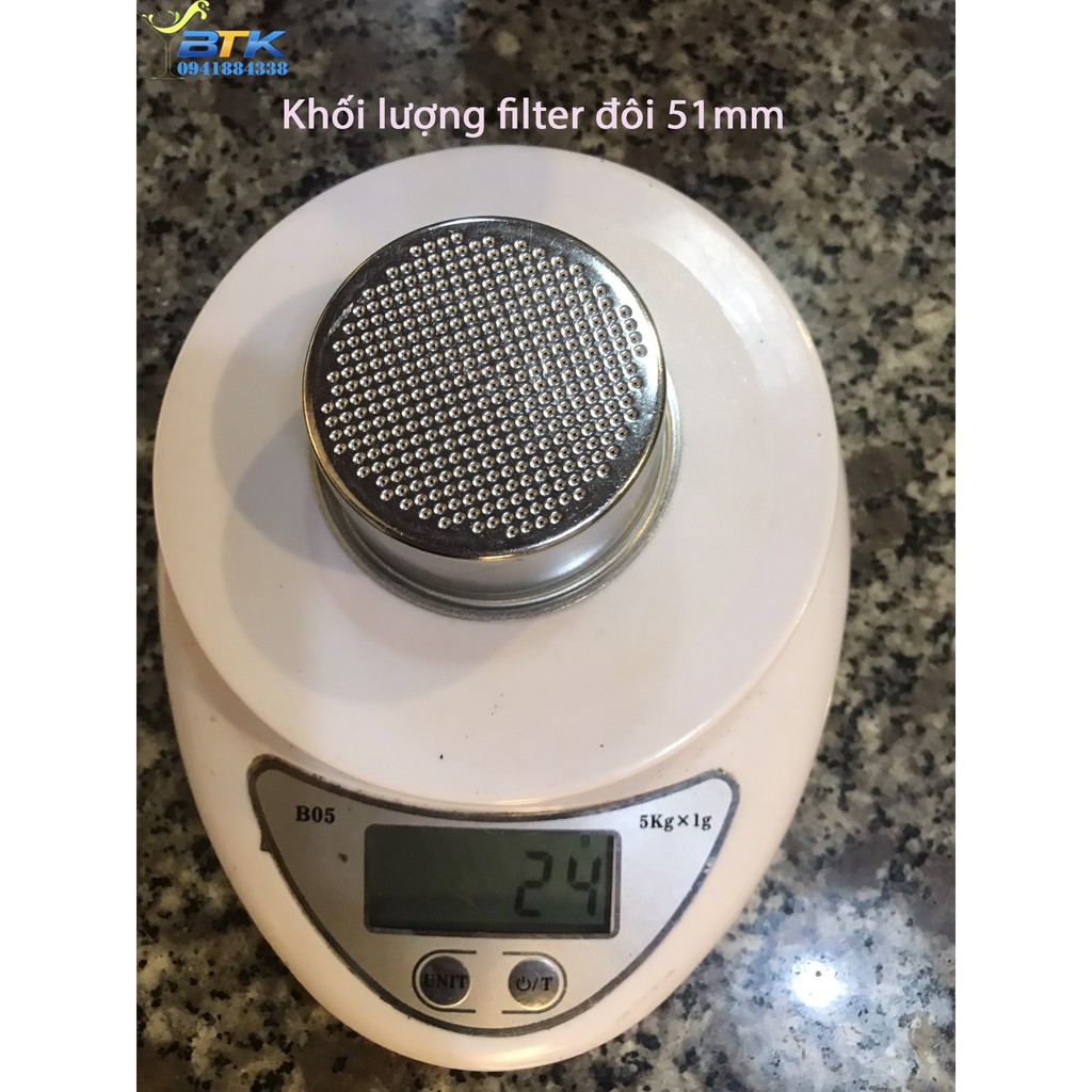 Filter 51mm - Giỏ Lọc Đơn Đôi 51mm - Basket 51mm