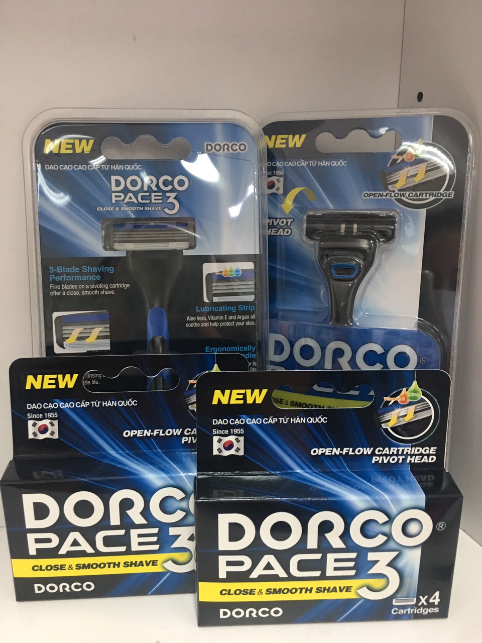 Dao Cạo Râu 3 Lưỡi  Dorco Pace 3
