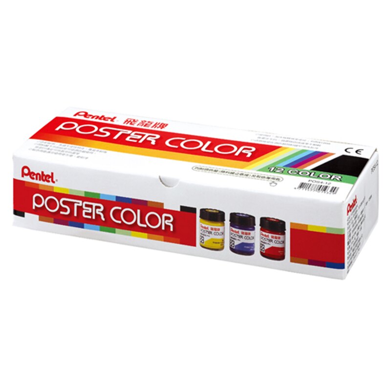 MÀU POSTER PENTEL BỘ 12 MÀU 30ML
