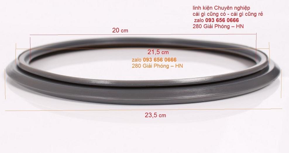 Gioăng nồi cơm điện 1.8lit 24cm, 23.5cm – 1.2lit 21.5cm - Gioăng cao su nồi cơm điện các loại