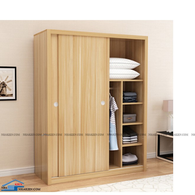 Khóa nhấn cửa tủ gỗ, cửa lùa 2 cánh cao cấp