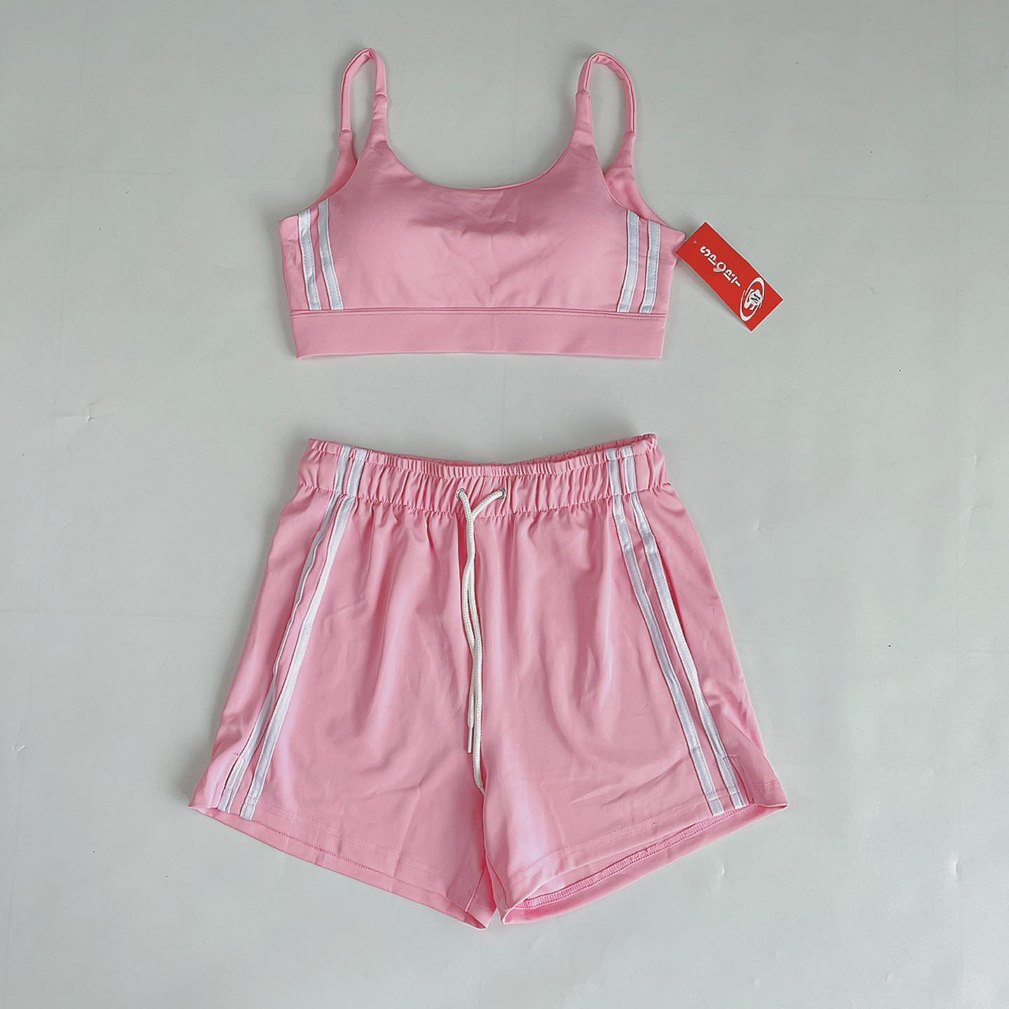 Set ngắn thể thao nữ 2 sọc cực xinh