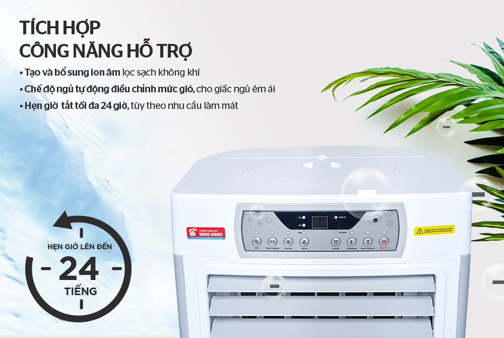 MÁY LÀM MÁT KHÔNG KHÍ SUNHOUSE SHD7756 ( cho diện tích 50m2 )