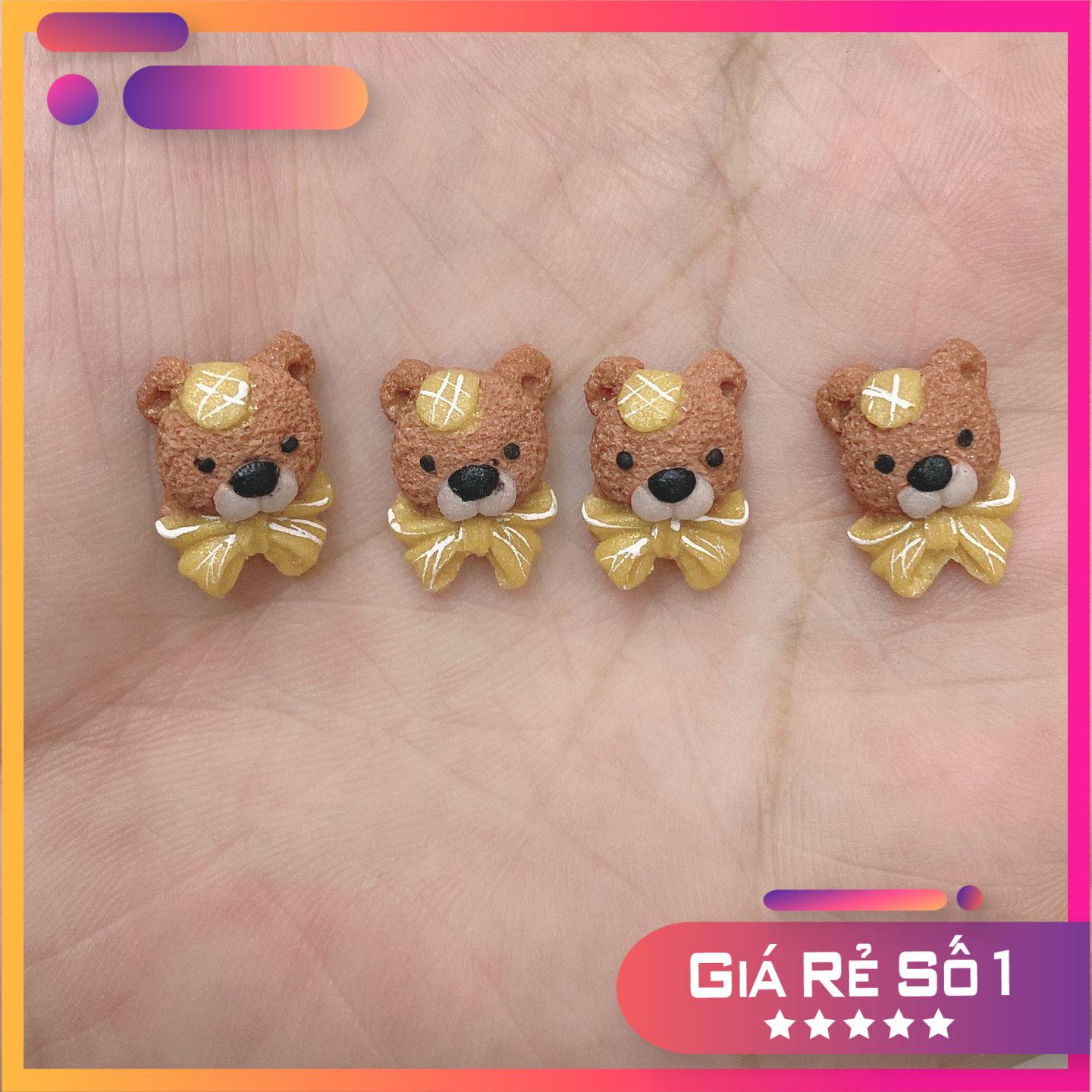 Gấu bột gắn móng siêu đáng yêu (1 con)