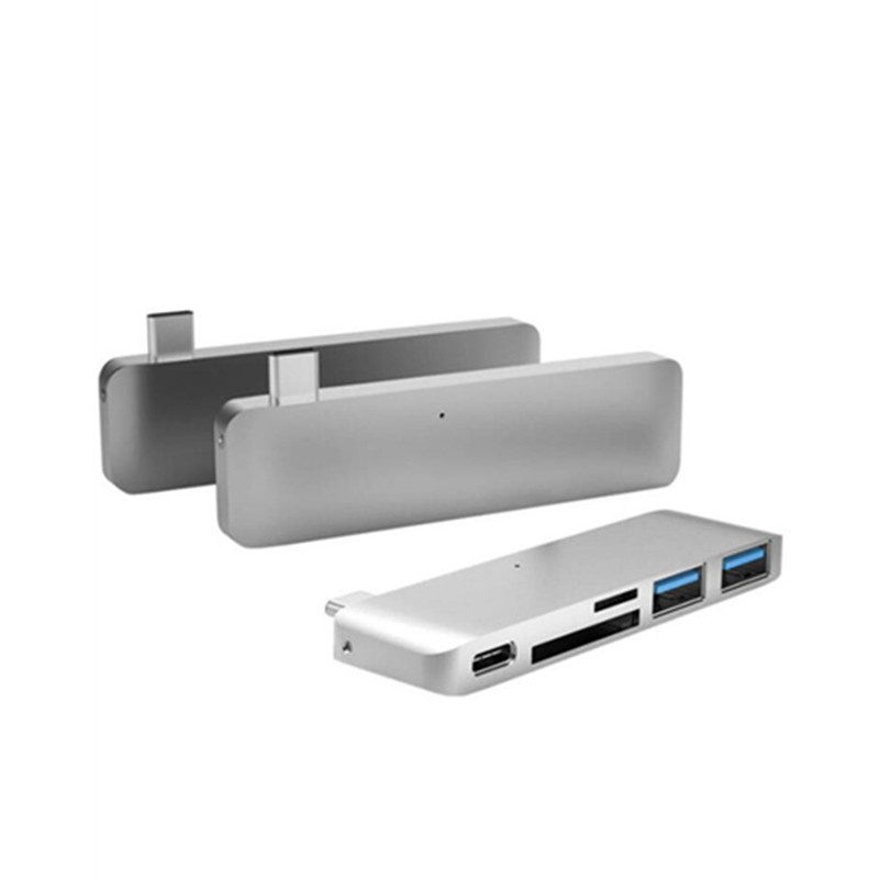 Cổng Chuyển HYPERDRIVE USB TYPE-C 5-IN-1 HUB WITH PASS THROUGH CHARGING FOR 2016 MACBOOK PRO & 12″ MACBOOK, SURFACE