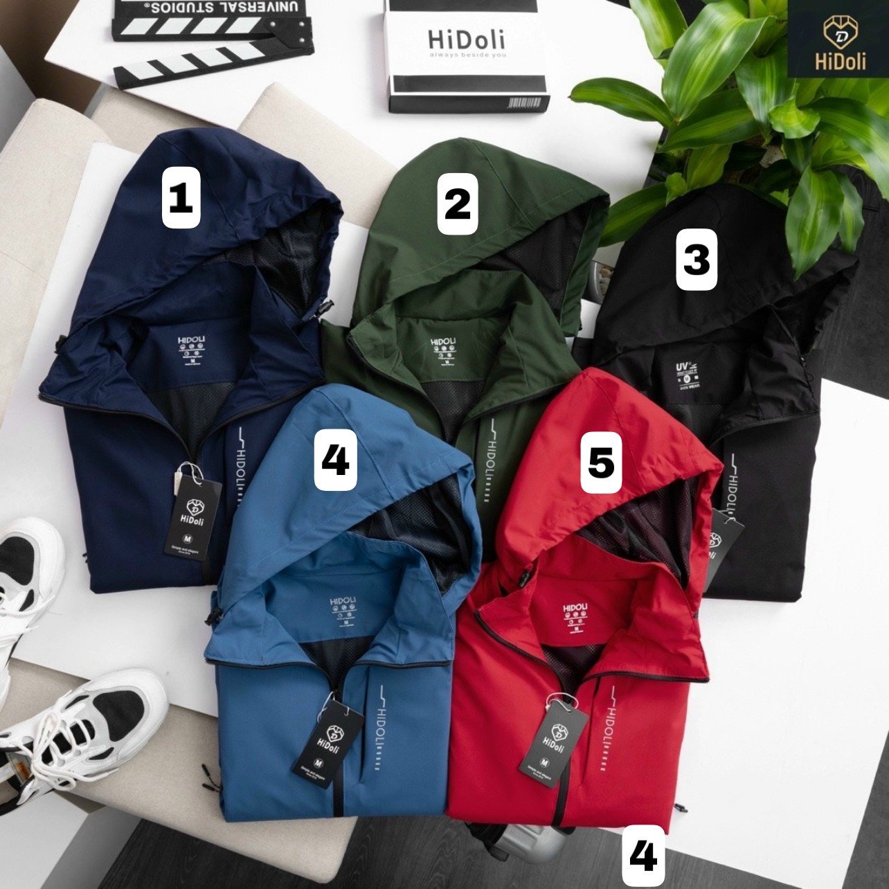 ÁO GIÓ TRÁNG NANO BẠC HIDOLI