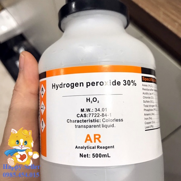 Oxi già sát khuẩn Hydrogen peroxide 30%